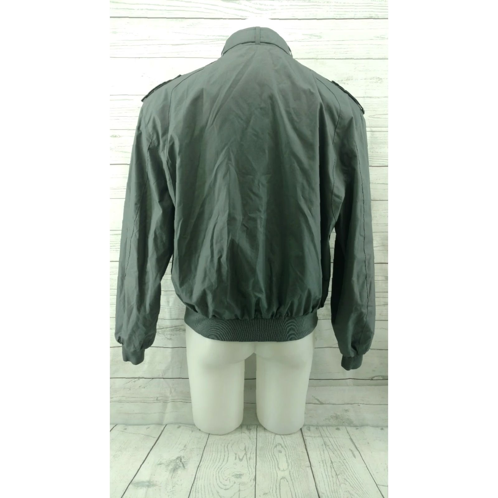 Members Only VINTAGE Members Only Gray Full Zip Racing Jacket Coat Size 44 Mens Size US S / EU 44-46 / 1 - 7 Thumbnail