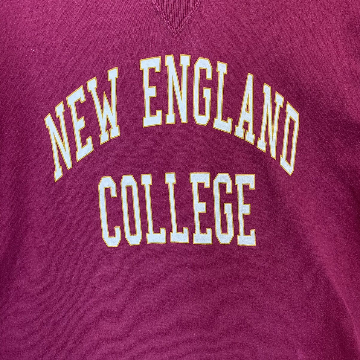 New England Shirt Company REPRODUCTION!! 80s New England Collage Shortsleeve Jumper Size US M / EU 48-50 / 2 - 6 Thumbnail