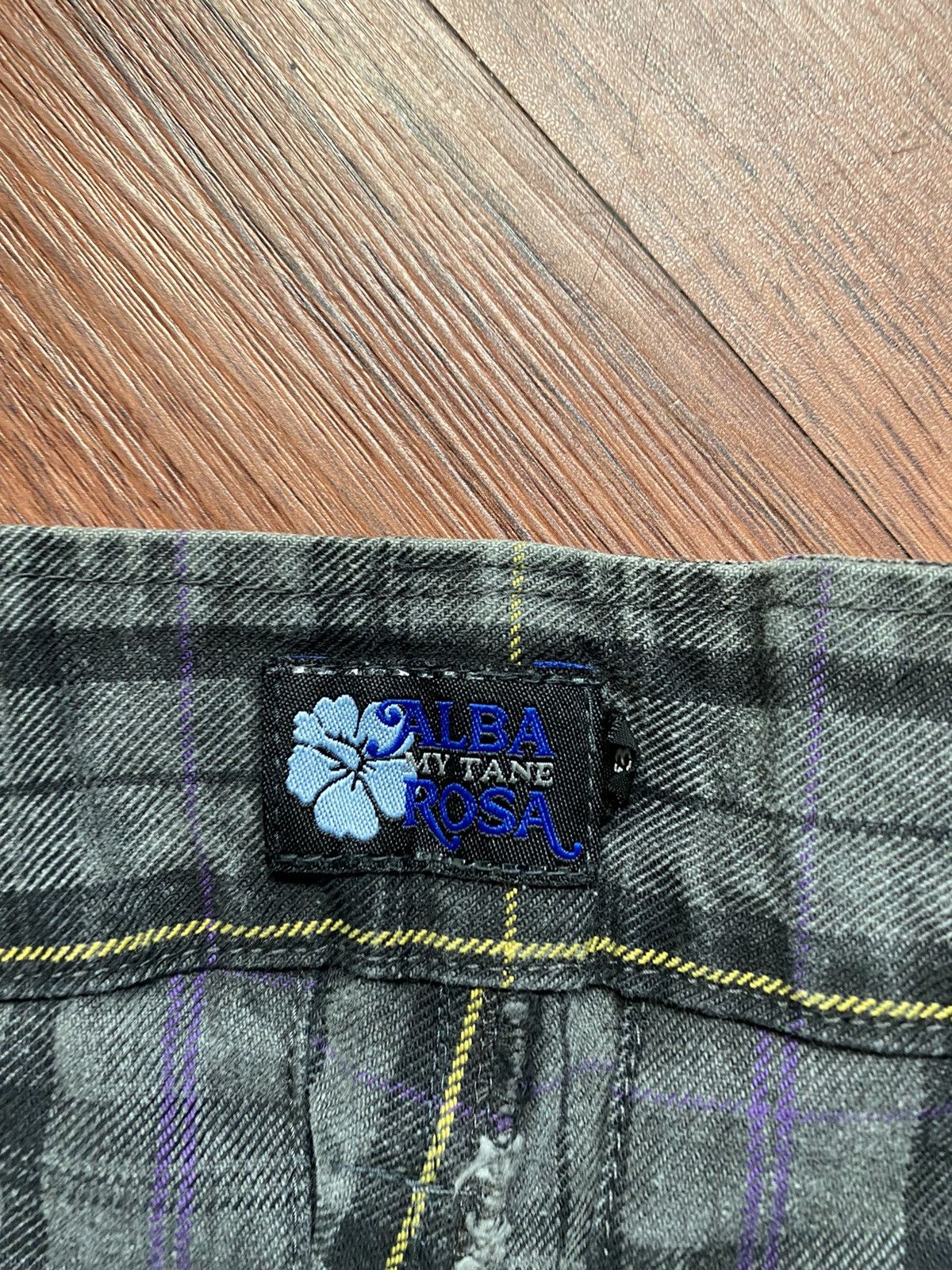 Japanese Brand × Vintage Alba Rose Checker Pants Size US 32 / EU 48 - 5 Thumbnail