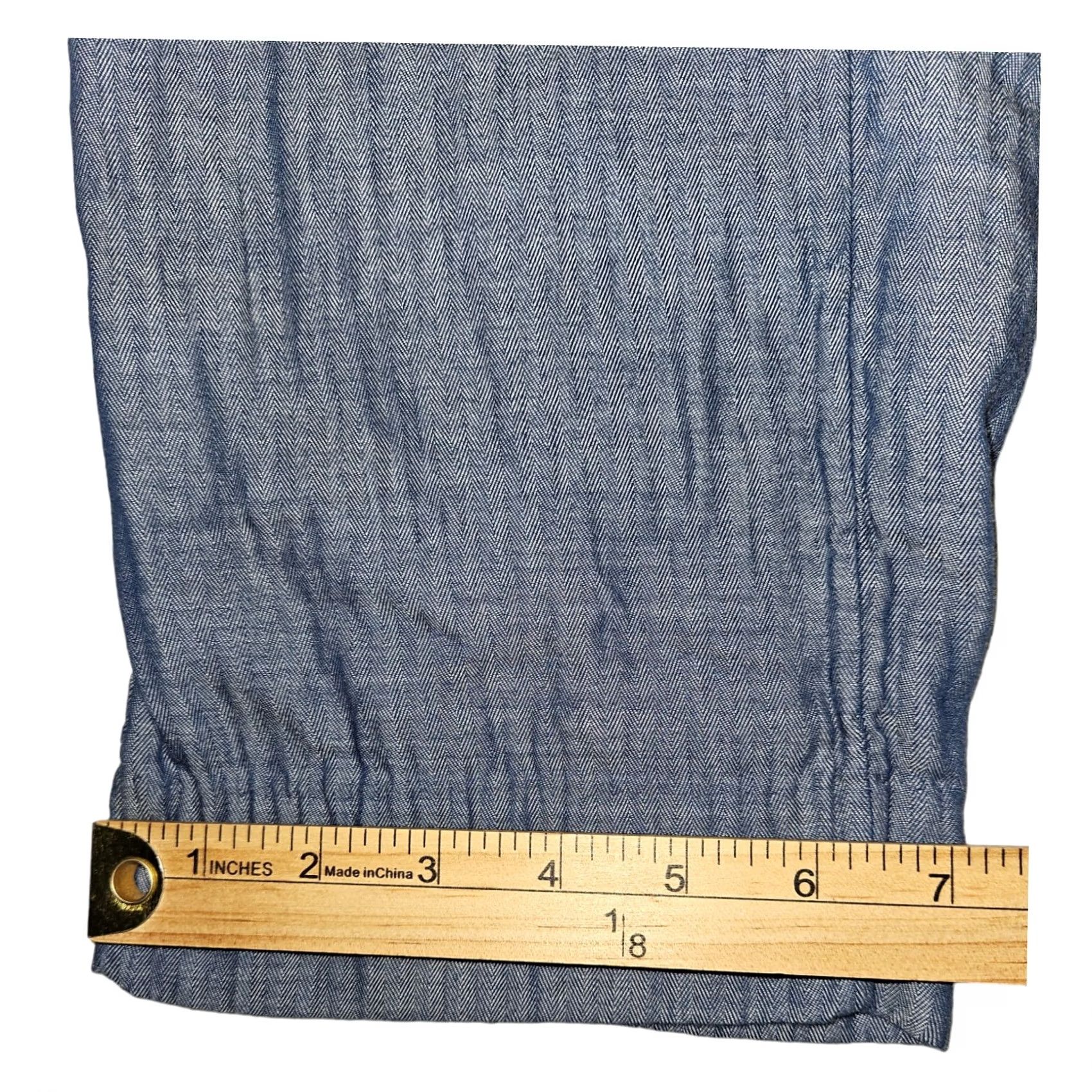 Banana Republic Banana Republic Avery Pants Women's 12 Blue Mid-Rise Self Tie Casual Work Wear Pants Size 34" / US 12 / IT 48 - 7 Thumbnail