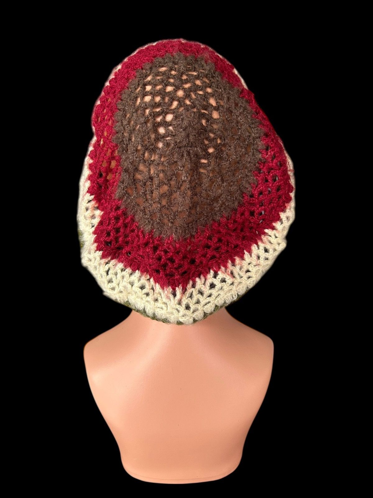 Kapital JAMES COVIELLO New York Crochet Knitted Big Beanie Hats Size ONE SIZE - 3 Thumbnail