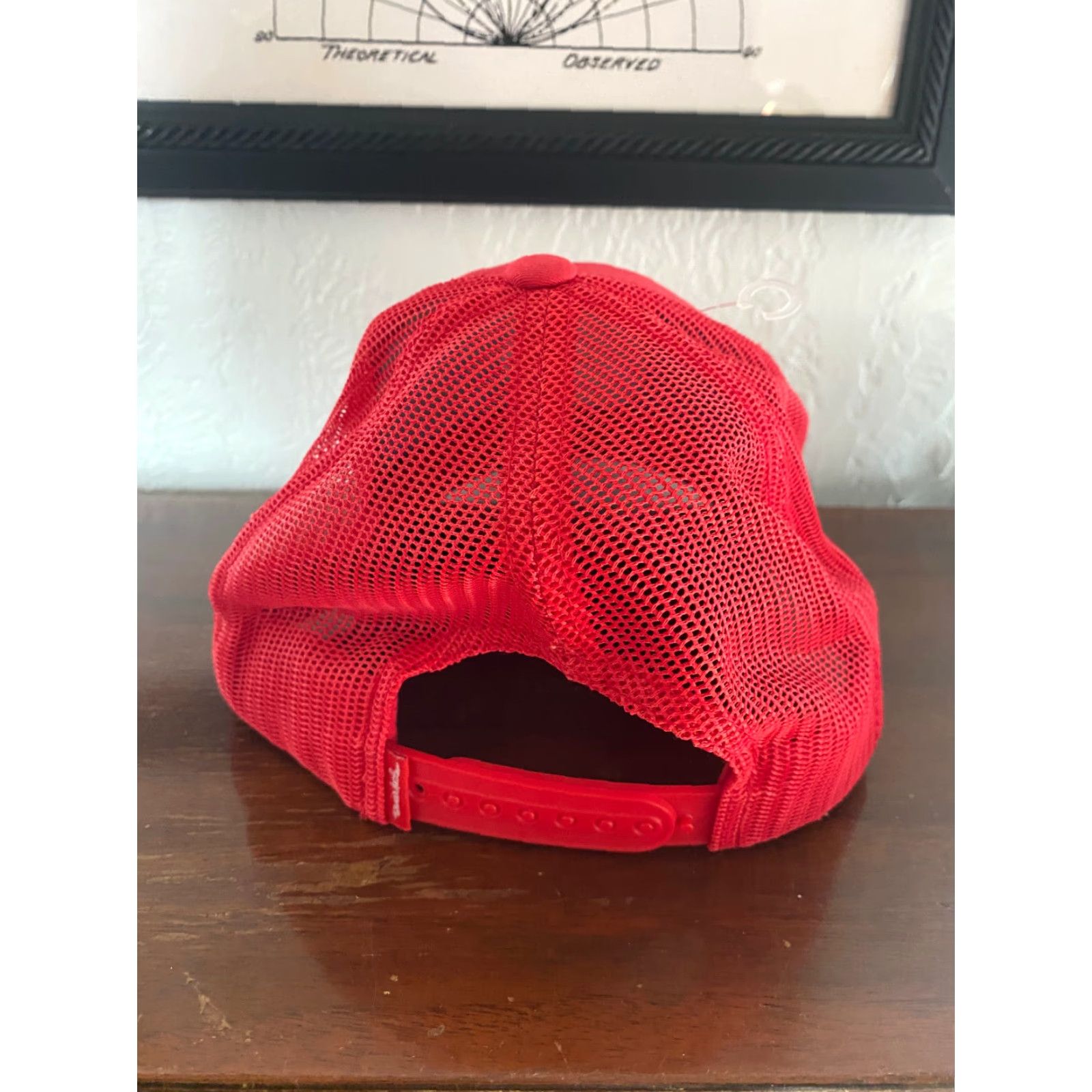 TravisMathew Travis Mathew Snapback Hat Red Black Trucker Men Adjustable Golf Life On Tour Rare Size ONE SIZE - 3 Thumbnail