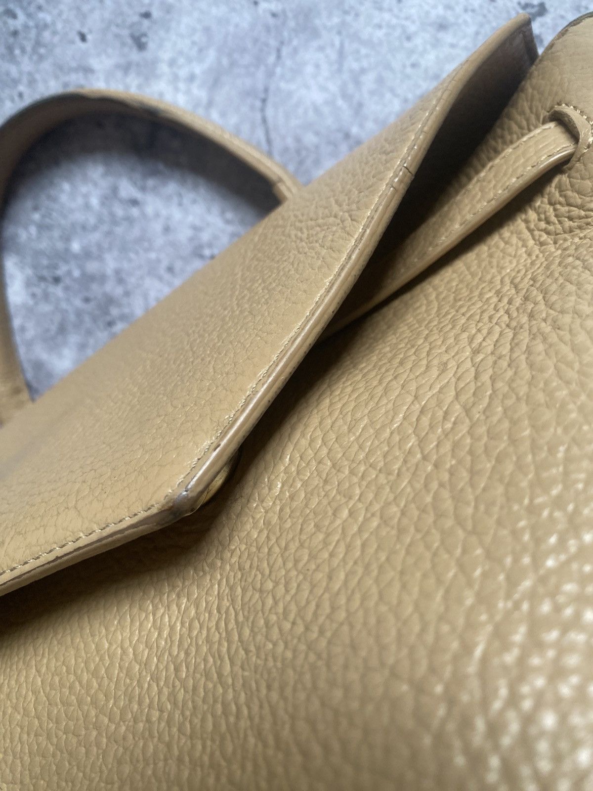 Other Ameli Zurich Central Bag Beige Pebbled Leather Luxury Italy Size ONE SIZE - 20 Thumbnail