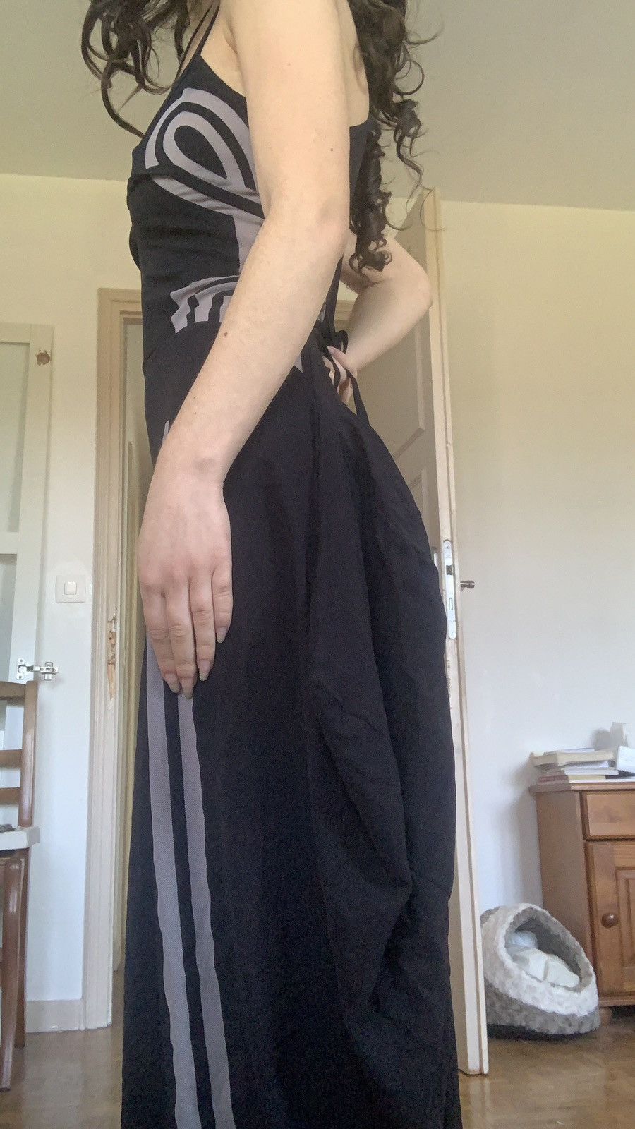 Marithe + Francois Girbaud asymétrique maxi dress Size XS / US 0-2 / IT 36-38 - 2 Thumbnail