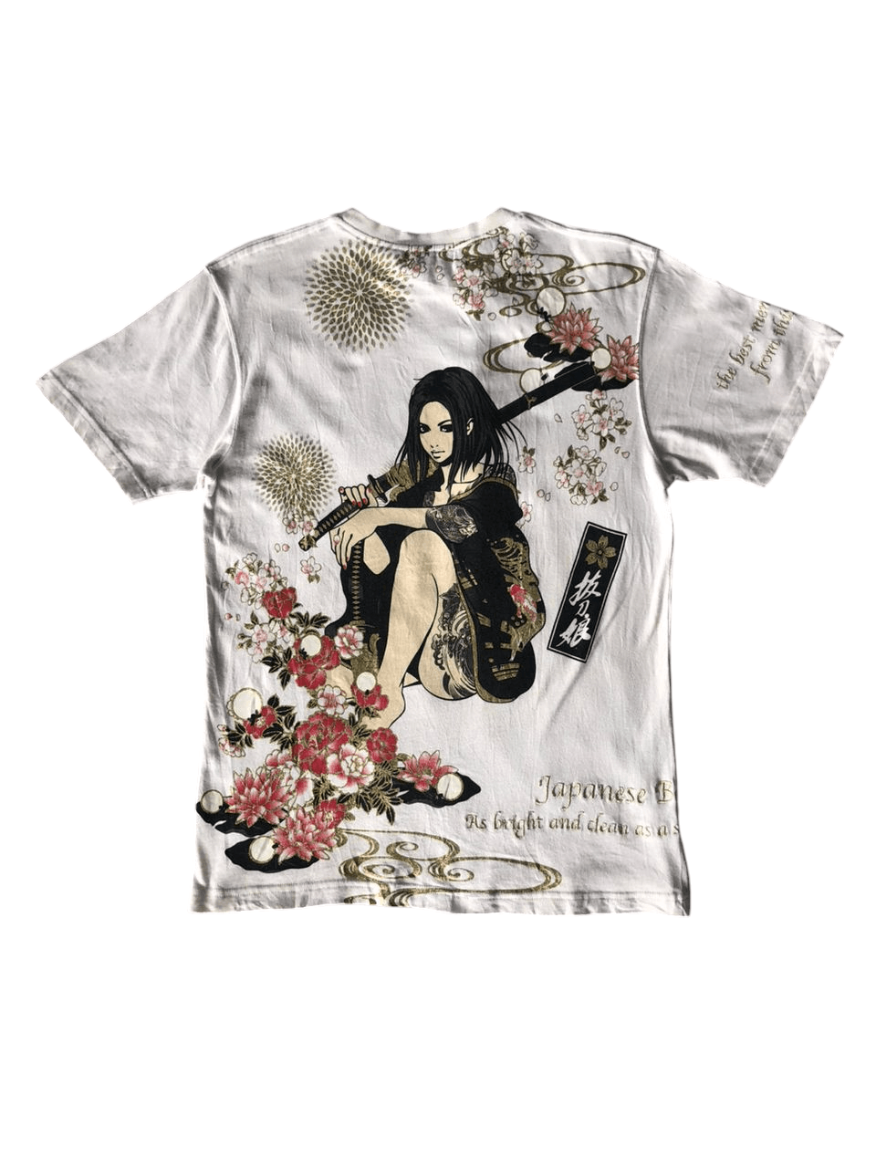 Japanese Brand Vintage Sukajan Divine Retribution Samurai Girl Size US M / EU 48-50 / 2 - 1 Thumbnail
