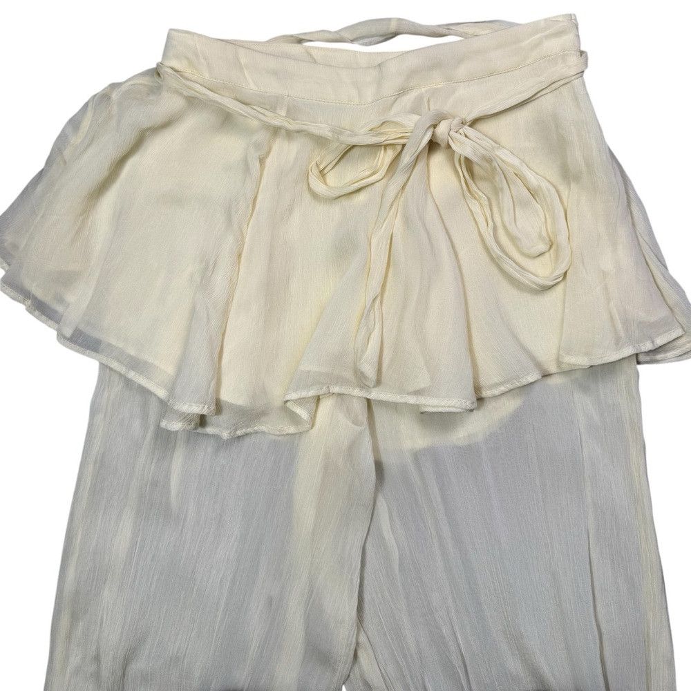 Free People NWT New $128 Free People Tongue Tied Sheer Ivory Balloon Pa Size 36" / US 14 / IT 50 - 4 Thumbnail