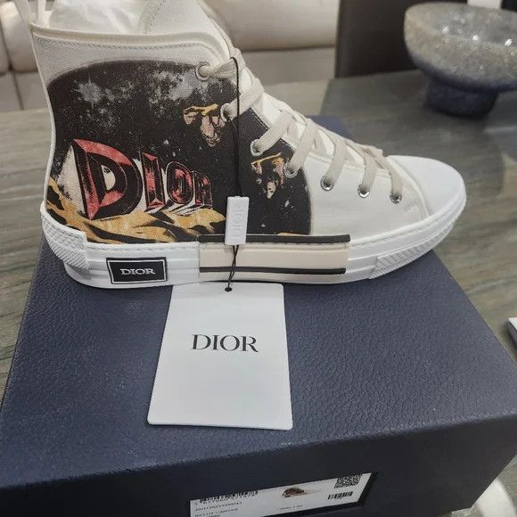 image of Dior Os11X0224 Sneakers 23 Ht In Cream, Men's (Size 6)