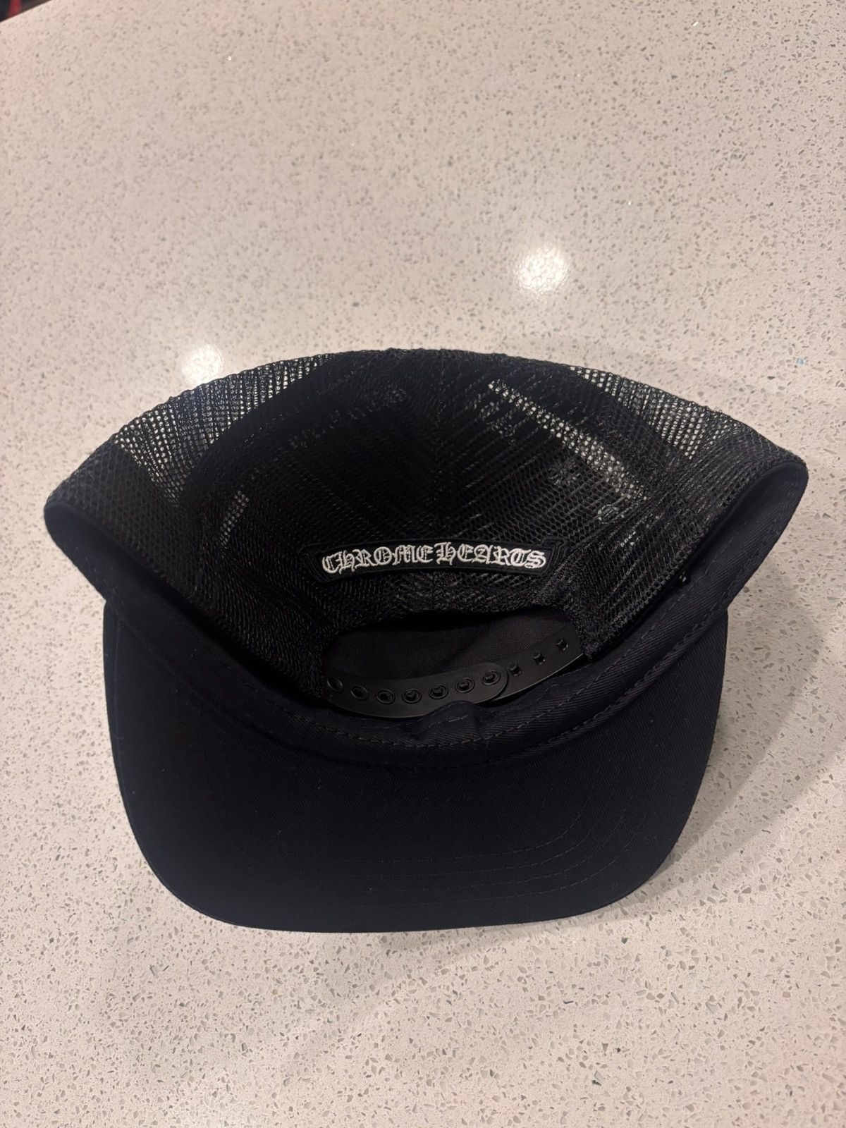 Chrome Hearts Chrome Hearts White Cemetery Trucker Hat Size ONE SIZE - 2 Thumbnail
