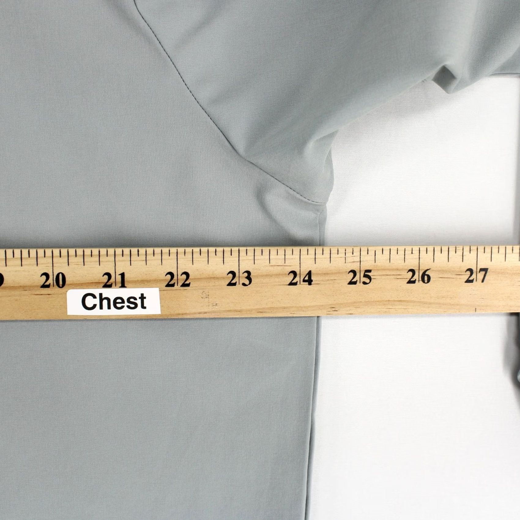 Vintage &Collar Shirt Mens L Gray Performance Stretch Long Sleeve Regular Fit Size US L / EU 52-54 / 3 - 3 Thumbnail