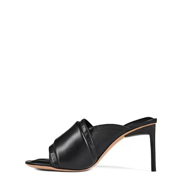 Jacquemus o1g2r1mq1024 Heeled Mules in Black Size US 7 / IT 37 - 2 Thumbnail