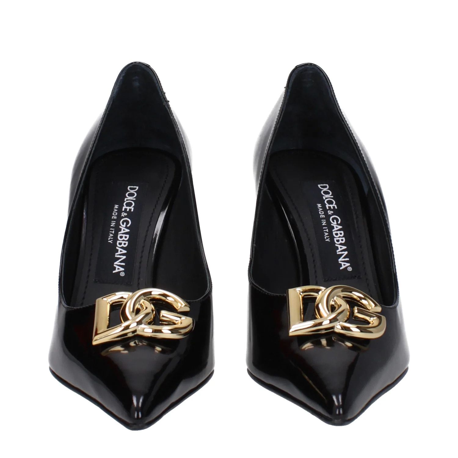 Dolce & Gabbana ob1o1e1124 Patent Leather Pumps in Black Size US 7.5 / IT 37.5 - 3 Thumbnail