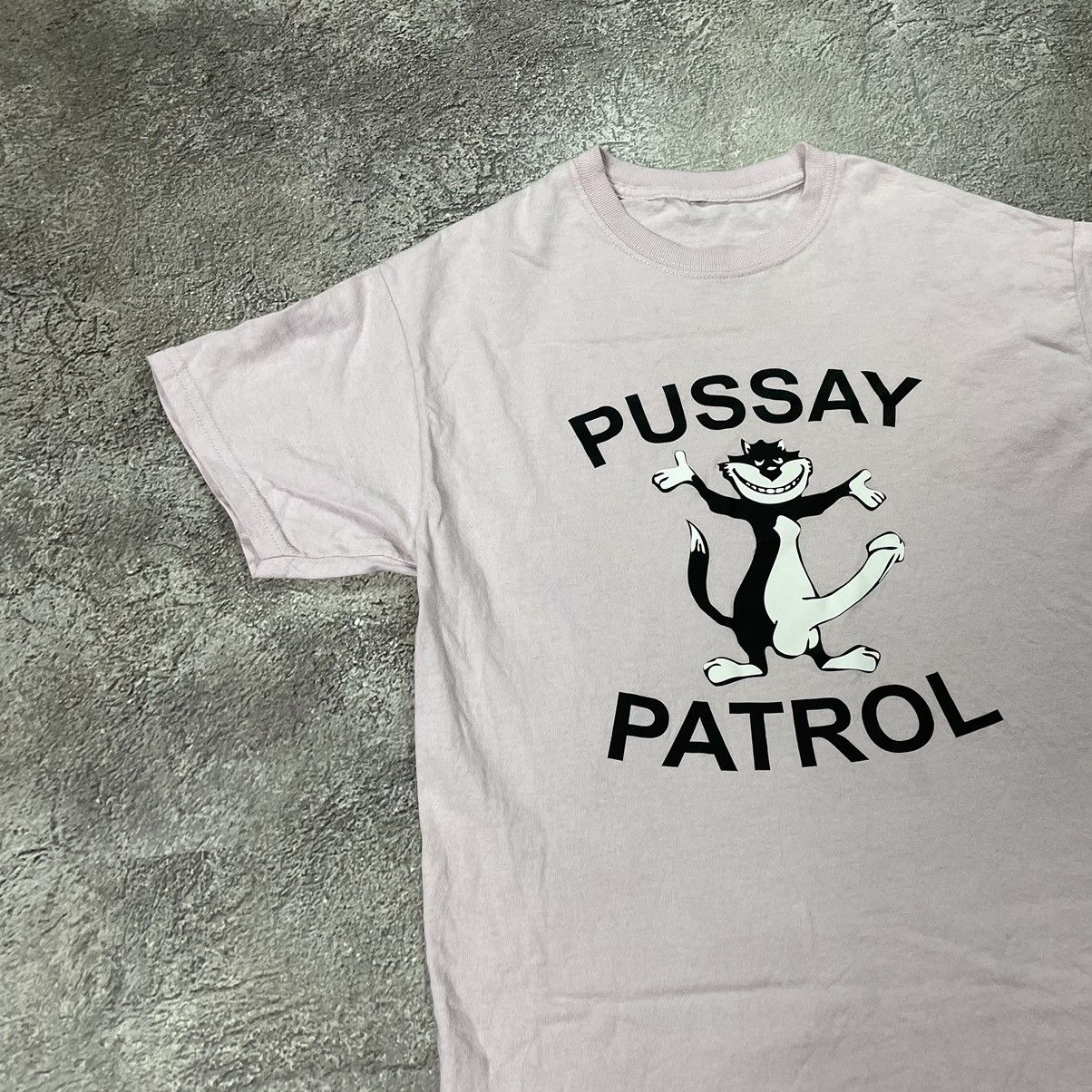 If Six Was Nine Vintage Y2K ADULT “PUSSAY PATROL PENIS CAT “ Devil BuyTee Size US M / EU 48-50 / 2 - 3 Thumbnail