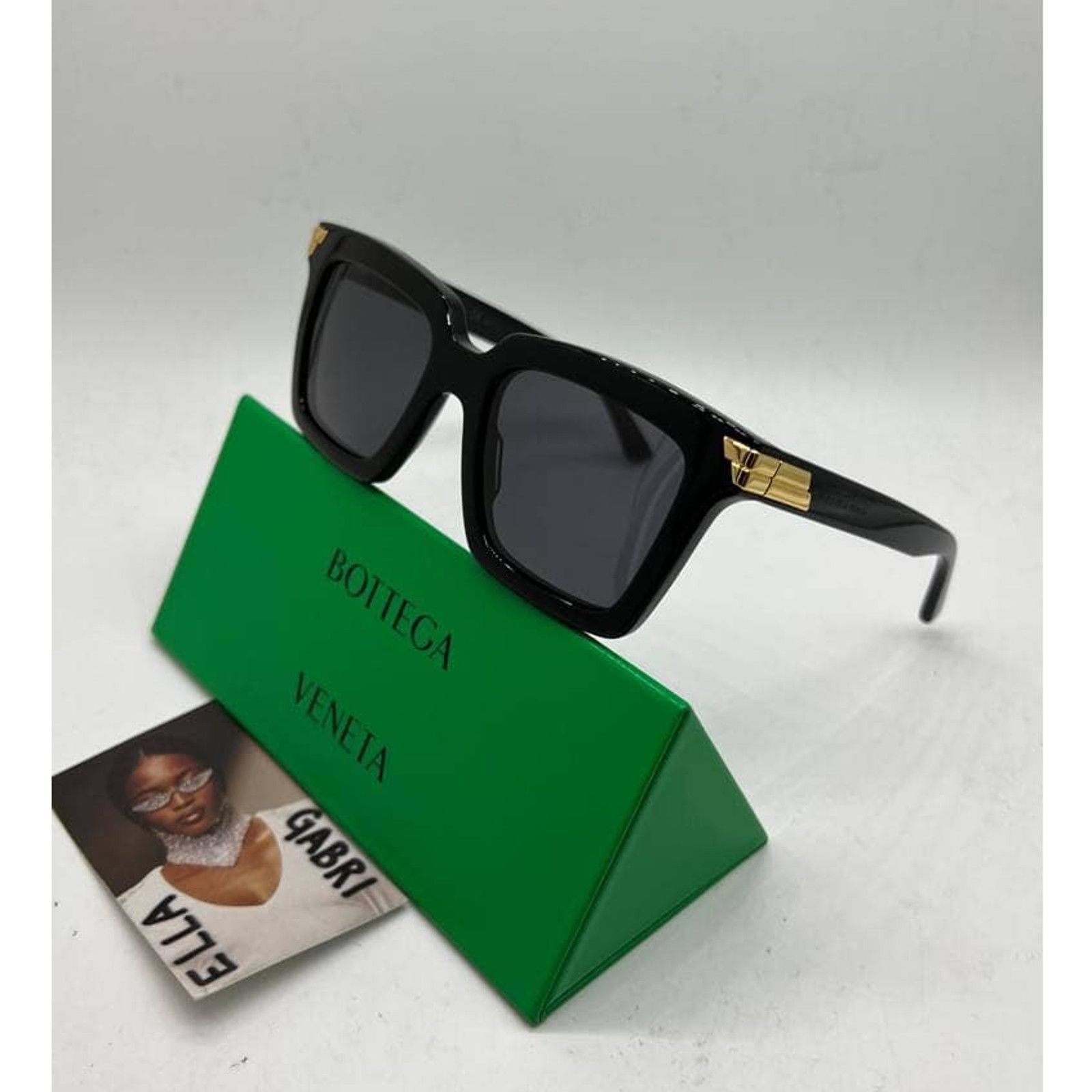 Bottega Veneta NEW Bottega Veneta BV1143S Green Unisex Sunglasses Size ONE SIZE - 2 Thumbnail