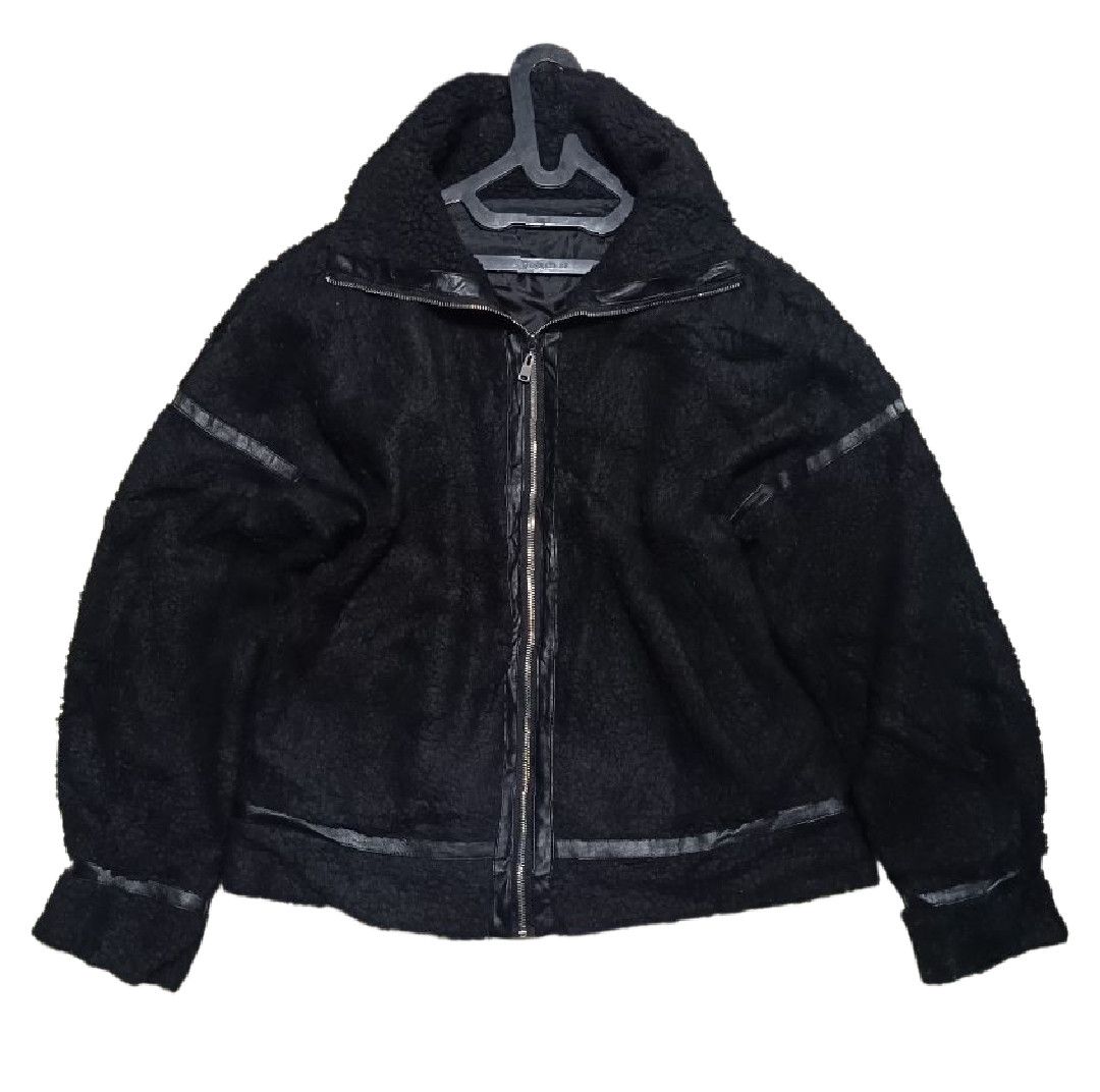14th Addiction Emoda🇯🇵 High collar Fleece Zippers Jacket leather Lining Size US L / EU 52-54 / 3 - 2 Thumbnail