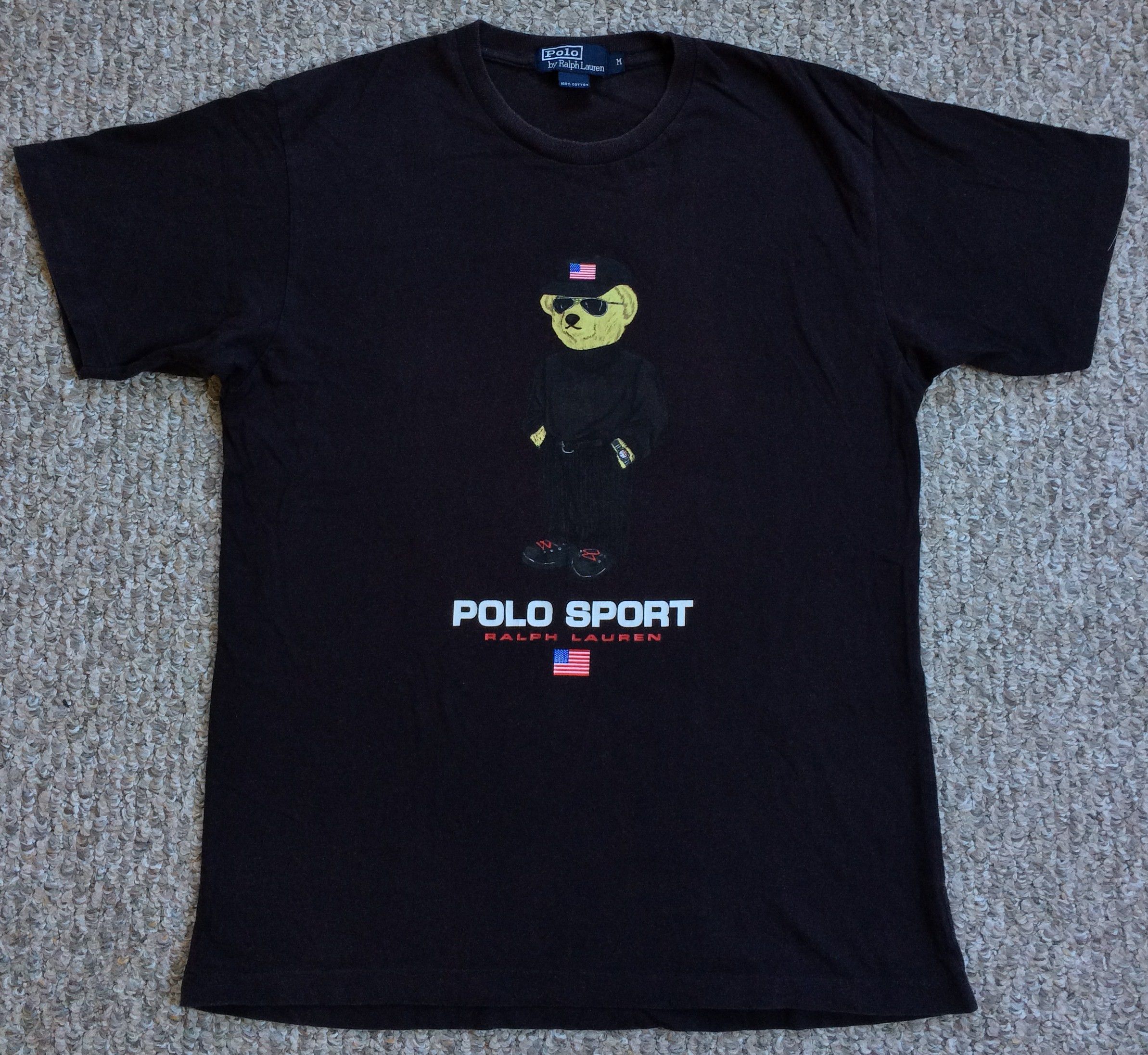 Vintage 1990s Polo Sport Ralph Lauren Cool Bear Tee