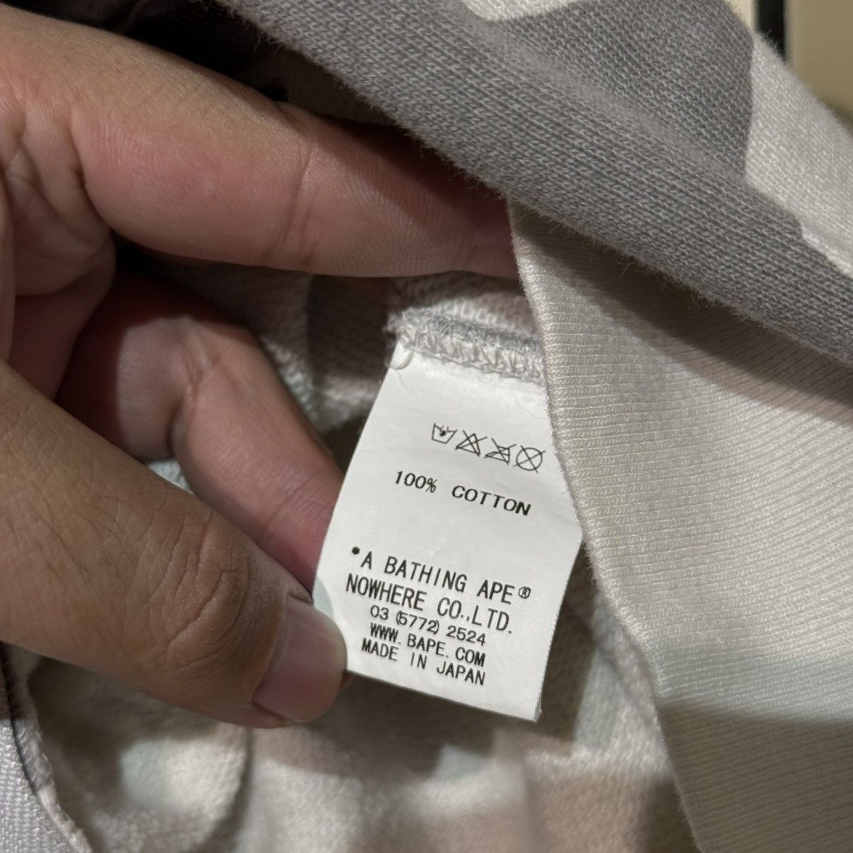 Bape Authentic BAPE Star Camo Zip-Up Hoodie - Grey/White -Size XS Size XS / US 0-2 / IT 36-38 - 6 Thumbnail