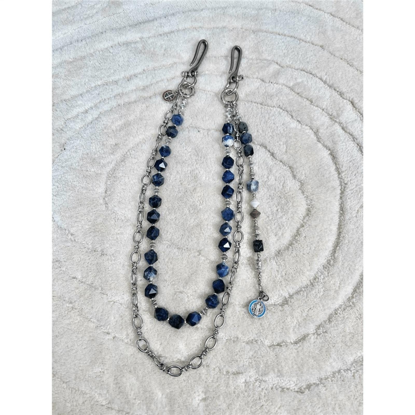 Jewelry Double Layered Chain Wallet Size ONE SIZE - 6 Thumbnail