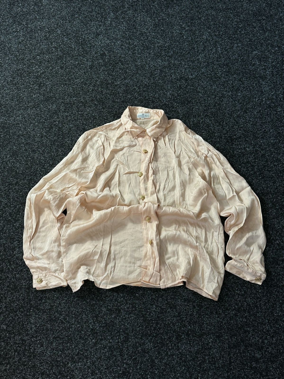 Designer ARHIVE JACQUES FATH 🚨 OVERLUXURY VINTAGE WMN SHIRT silk Size M / US 6-8 / IT 42-44 - 1 Thumbnail