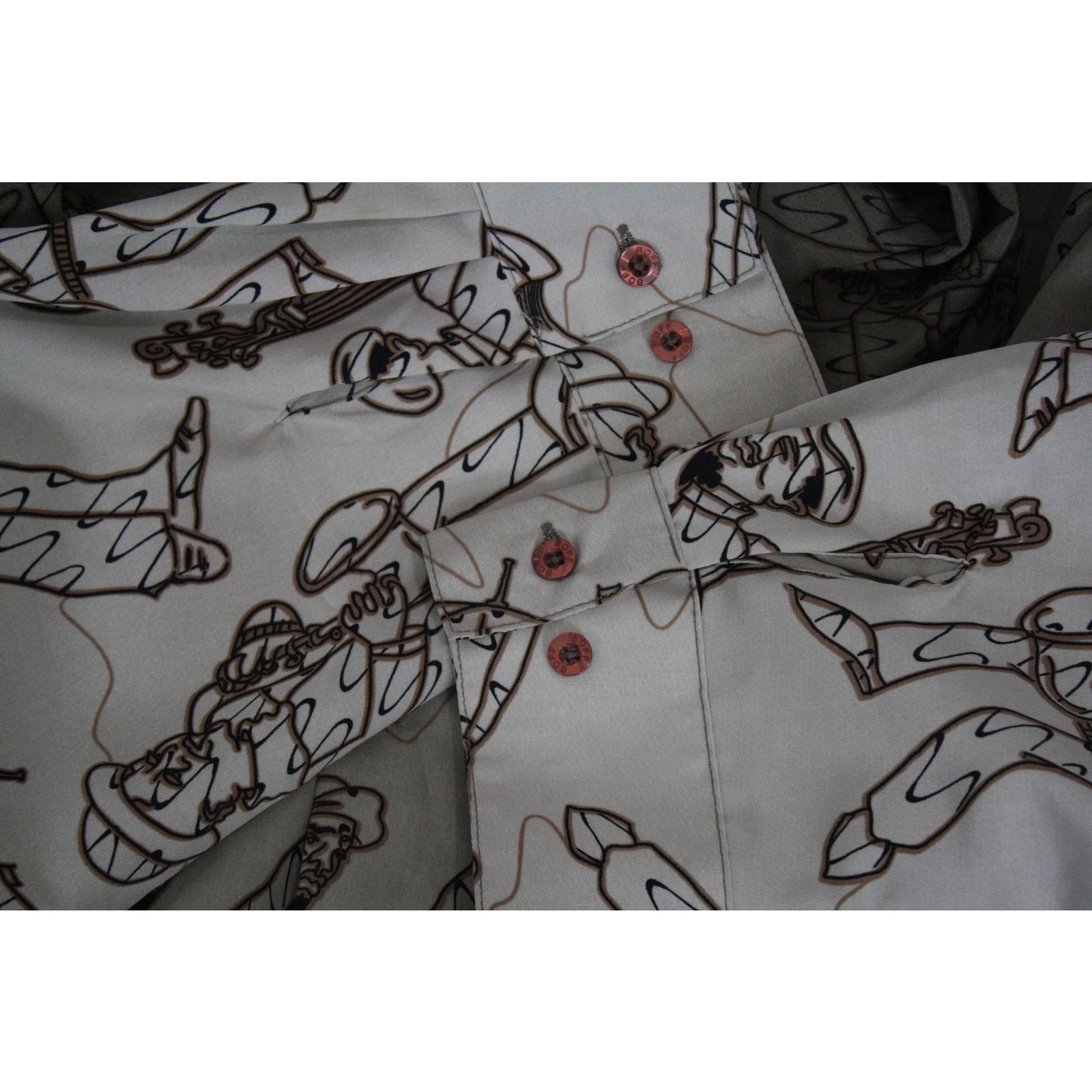 Vintage Vintage 90s Jazz Players All Over Print Shirt Size US XL / EU 56 / 4 - 6 Thumbnail