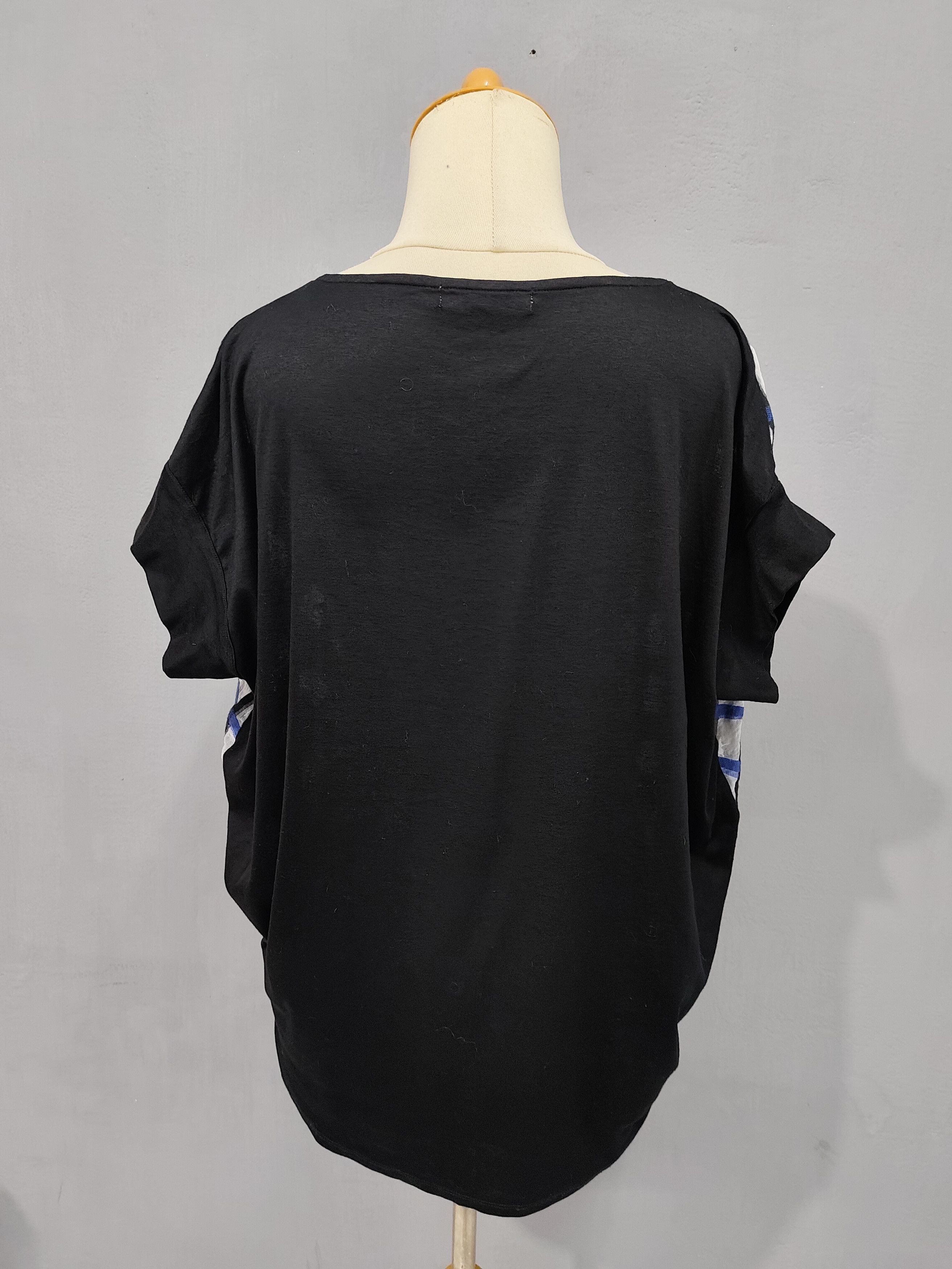 Tsumori Chisato Tsumori Chisato 🇯🇵 Sheer Layered Asymmetrical Plaid Dolman Size L / US 10 / IT 46 - 4 Thumbnail