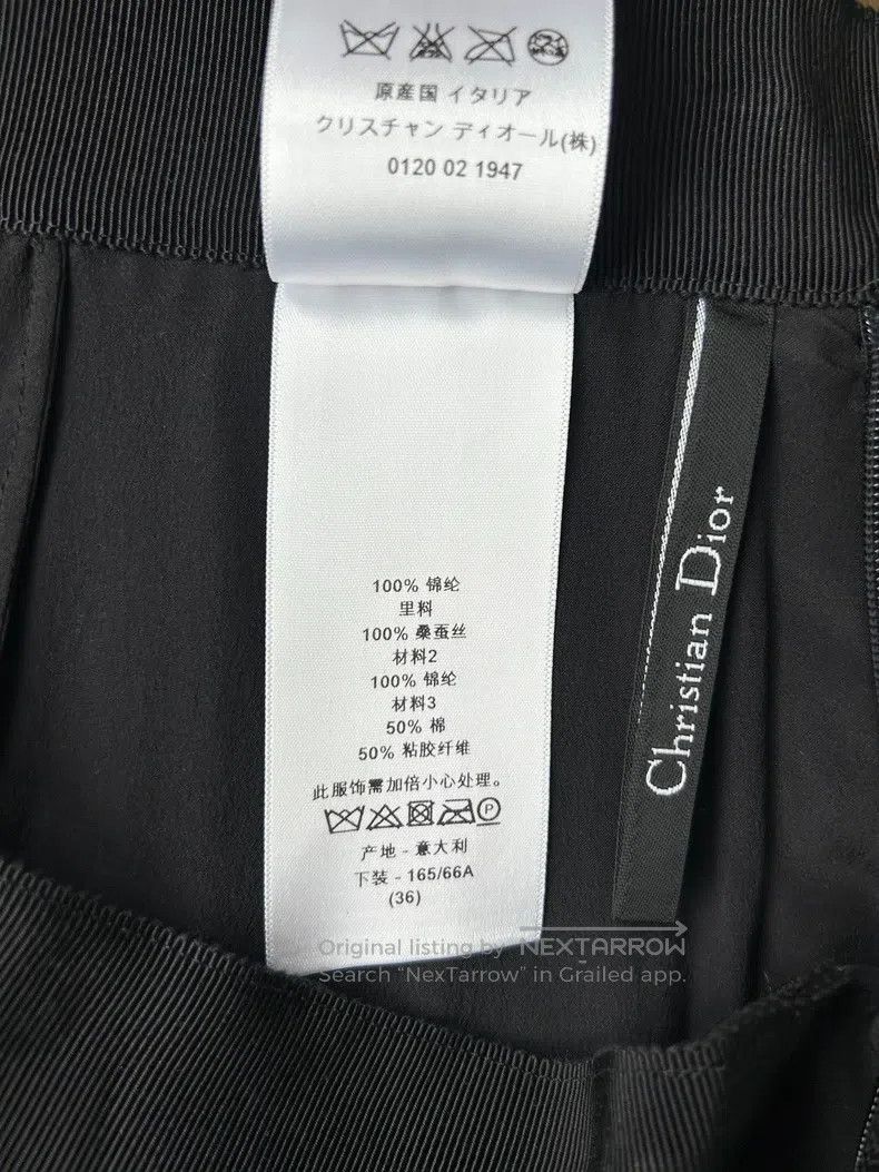 Dior Dior Classic black pleated gauze skirt half-length skirt Size 24" / US 00 / IT 34 - 5 Thumbnail