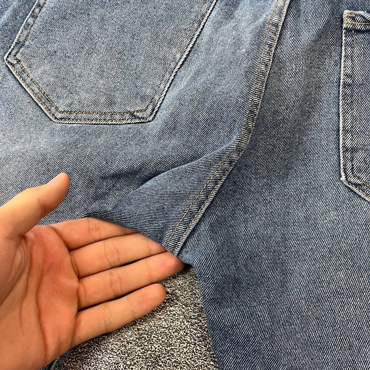 Karl Lagerfeld × Vintage Vintage Denim Karl Lagerfeld Flare denim pants/ Size US 34 / EU 50 - 11 Thumbnail