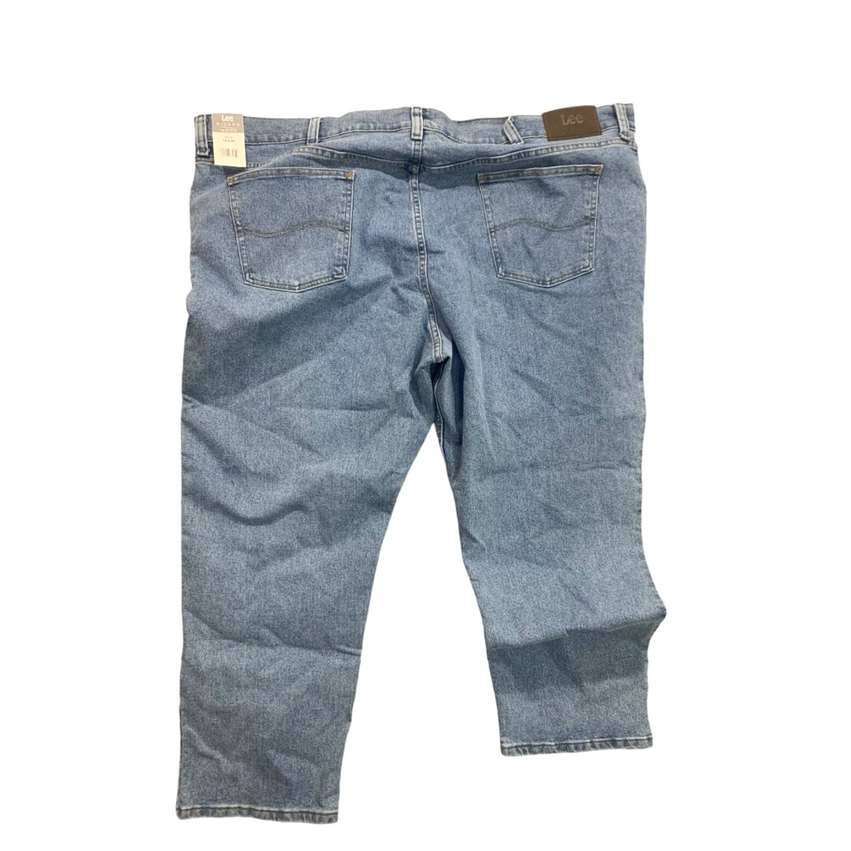Lee Lee Riders Indigo Jeans Denim 54 x 29 Mens Straight Leg Pants 67% cotton 32% polyester 1% spandex ZB00193 Regular Inseam 29 in Dress Pants Men Size US 38 / EU 54 - 6 Thumbnail