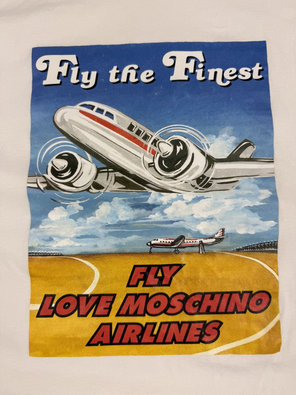 Moschino Love Moschino moschino airlanes airplane graphic tee Size US S / EU 44-46 / 1 - 5 Thumbnail
