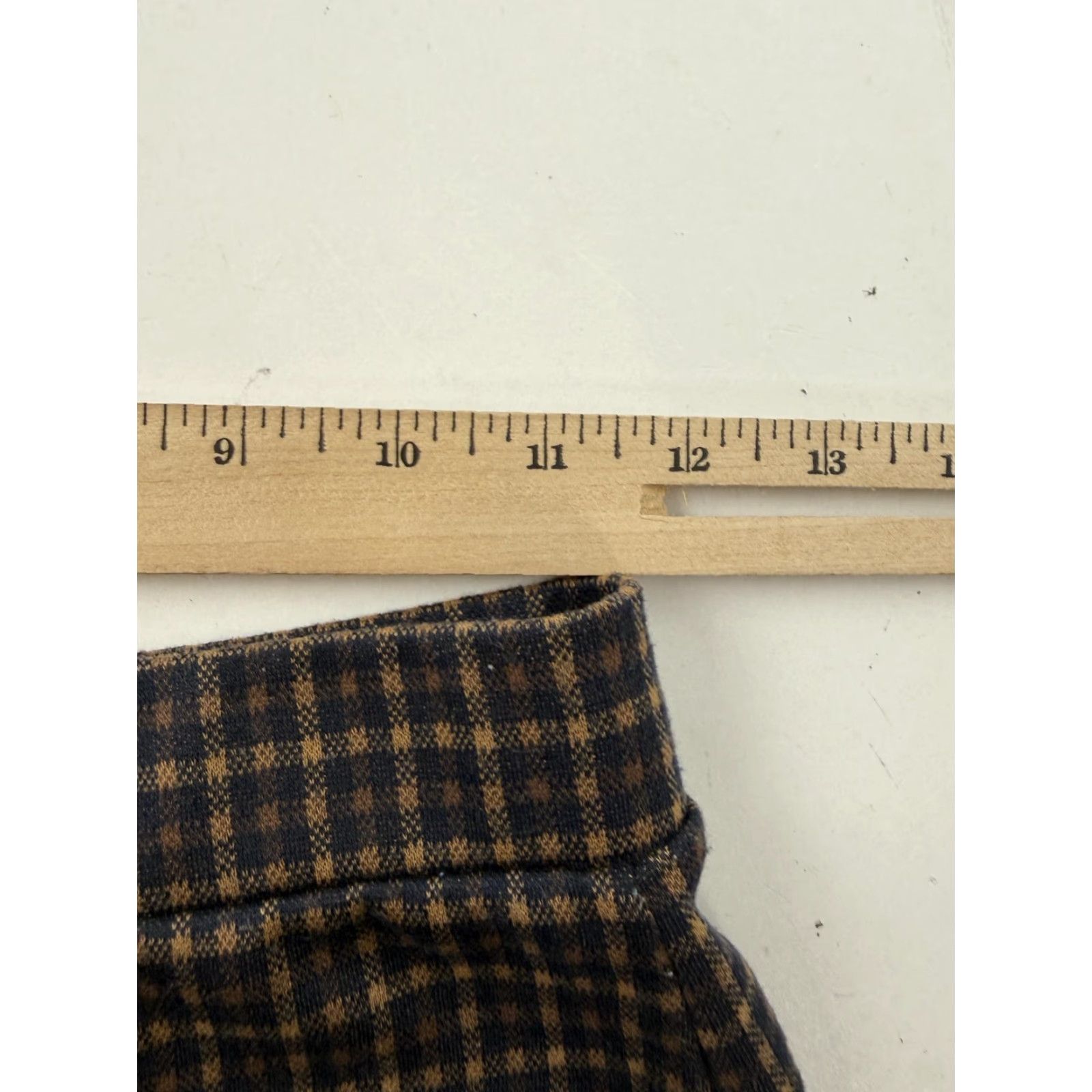 Vintage American Eagle Skirt Womens XXS Navy Blue Plaid Pleated Mini Lined Casual Size 24" / US 00 / IT 34 - 6 Thumbnail