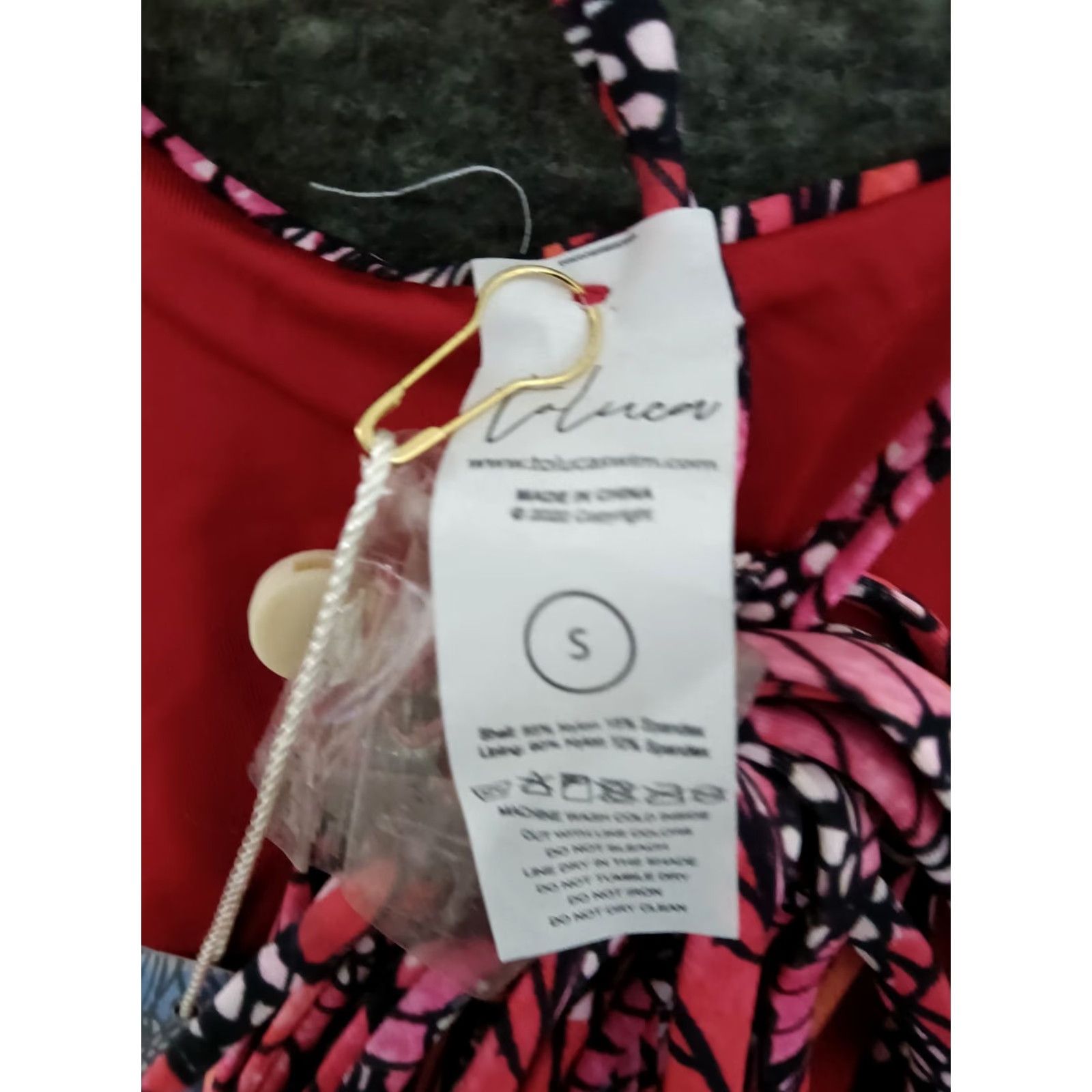 Triangl Toluca One Piece Swimsuit Papillon S Papillon Color Solid Beach Women One Piece Nylon Spandex Wide Strap Hand Wash Only Size ONE SIZE - 5 Thumbnail