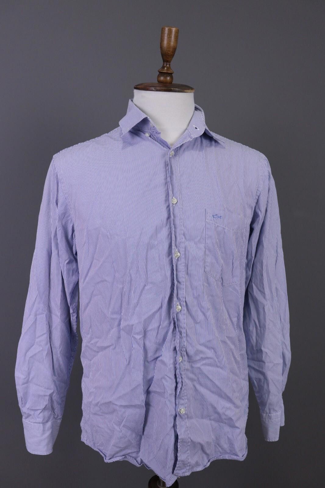 Paul & Shark Paul & Shark Yachting Blue Pinstripe Shirt Size 42 Size US M / EU 48-50 / 2 - 1 Thumbnail