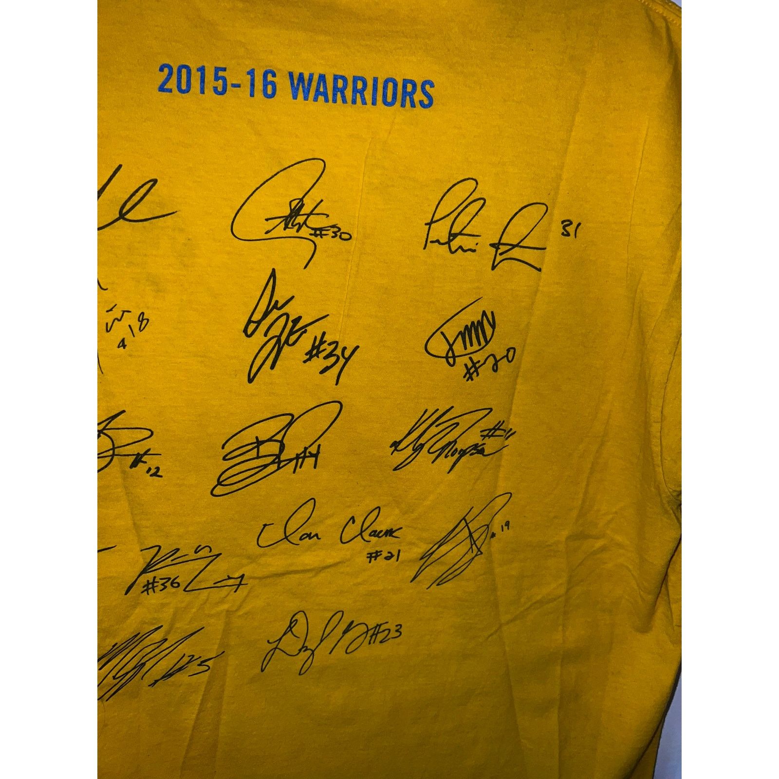 NBA NBA Finals Golden State Warriors Shirt Tee Stained 2016 XL Size US XL / EU 56 / 4 - 9 Thumbnail