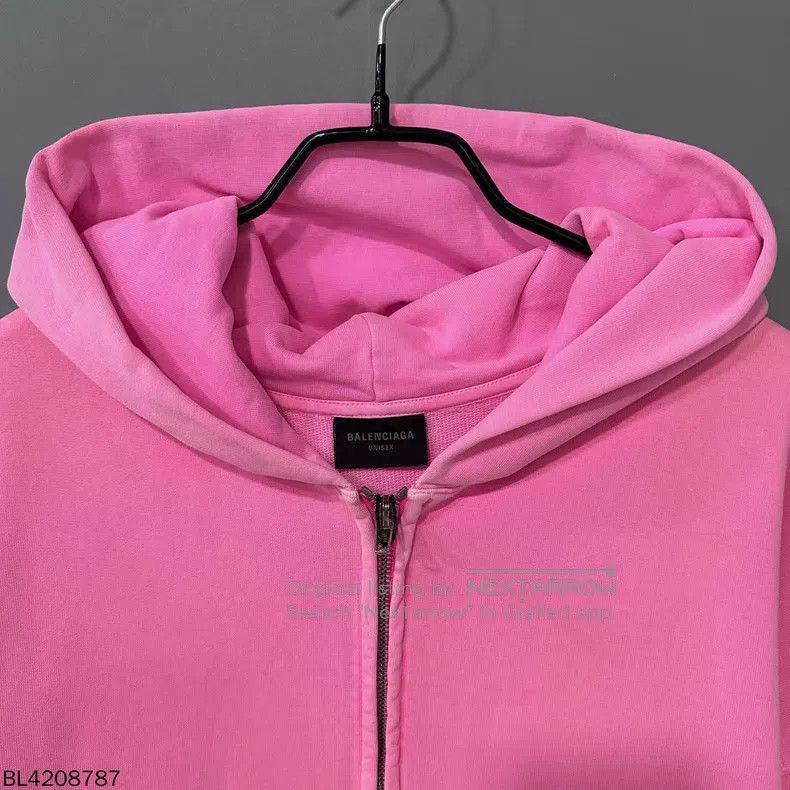 Balenciaga Balenciaga Distressed Zip Hoodie Size US S / EU 44-46 / 1 - 5 Thumbnail