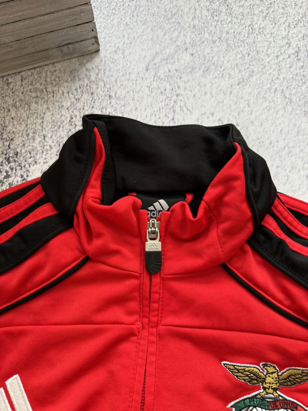 Adidas × Vintage 2009/2010 Benfica adidas Track Jacket vintage rare Size US S / EU 44-46 / 1 - 10 Thumbnail