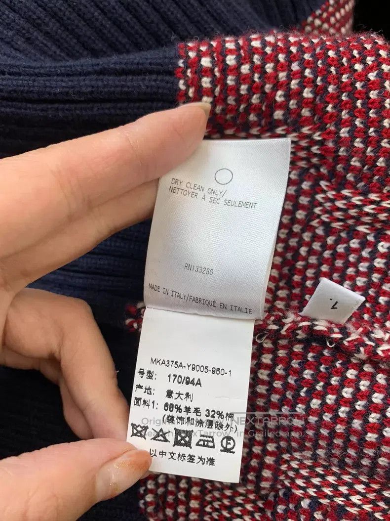 Thom Browne Thom Browne Red Houndstooth Sweater Size US S / EU 44-46 / 1 - 7 Thumbnail