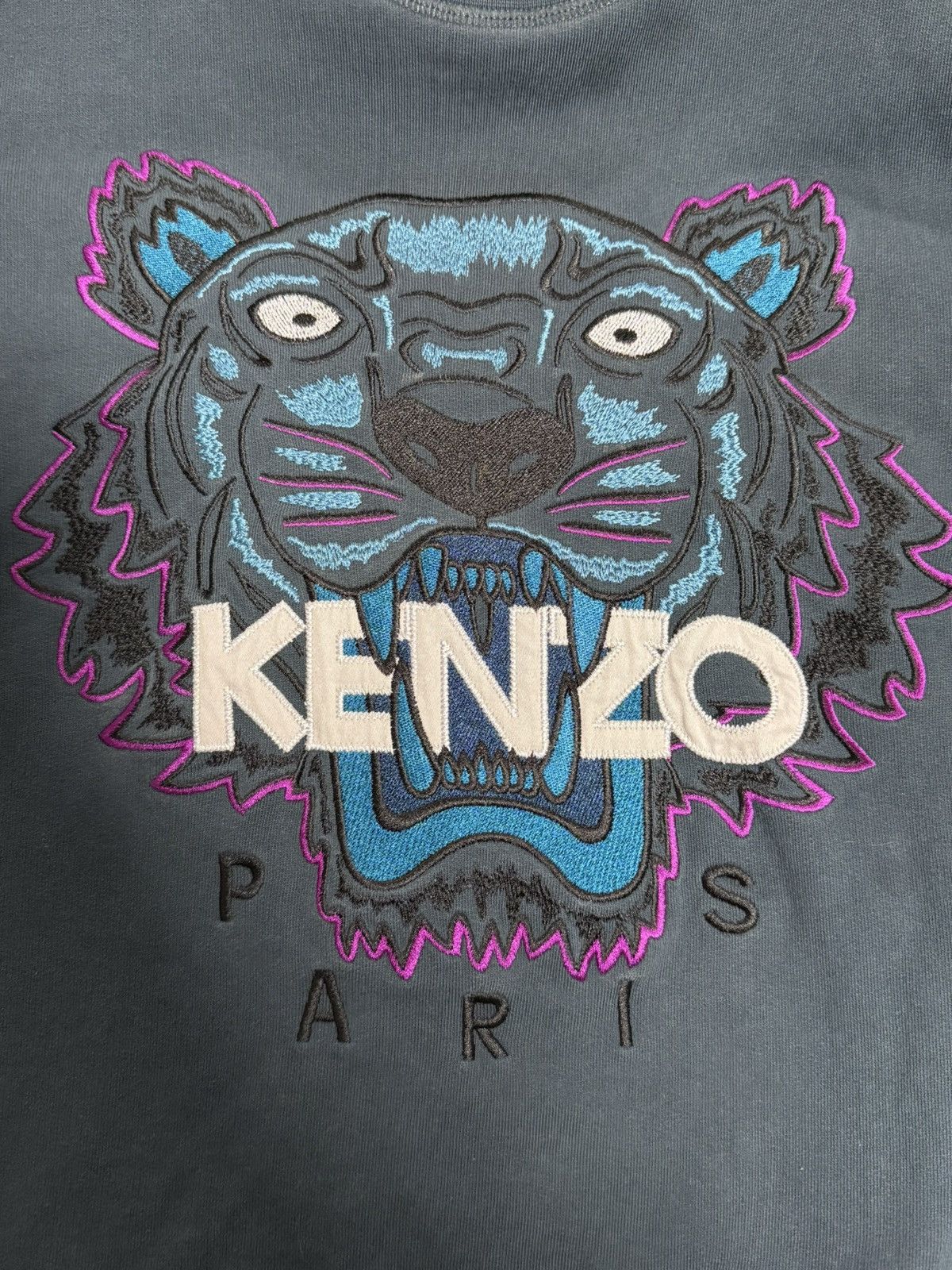 Kenzo Kenzo Paris Crew Neck Sweatshirt with Big Logo Size Medium Size M / US 6-8 / IT 42-44 - 4 Thumbnail