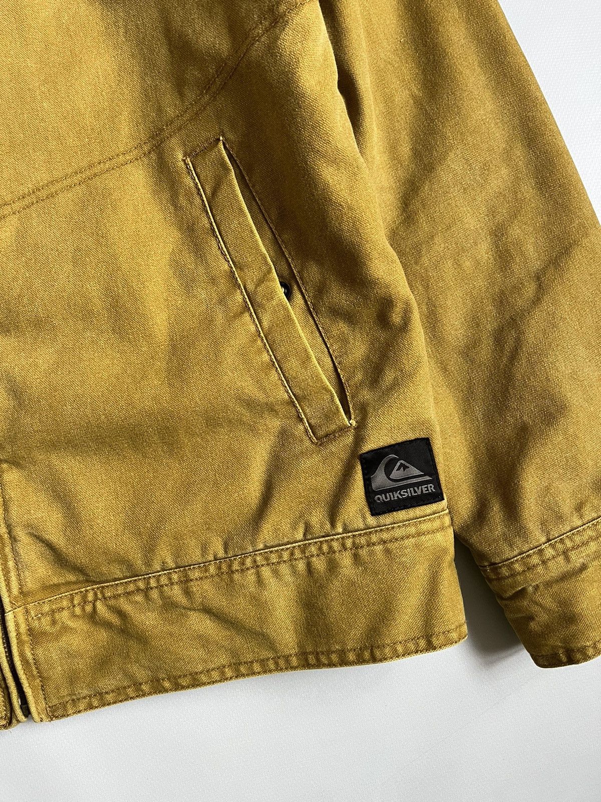 Quiksilver Quiksilver Men Mustard Sherpa Zip Jacket Size US M / EU 48-50 / 2 - 6 Thumbnail