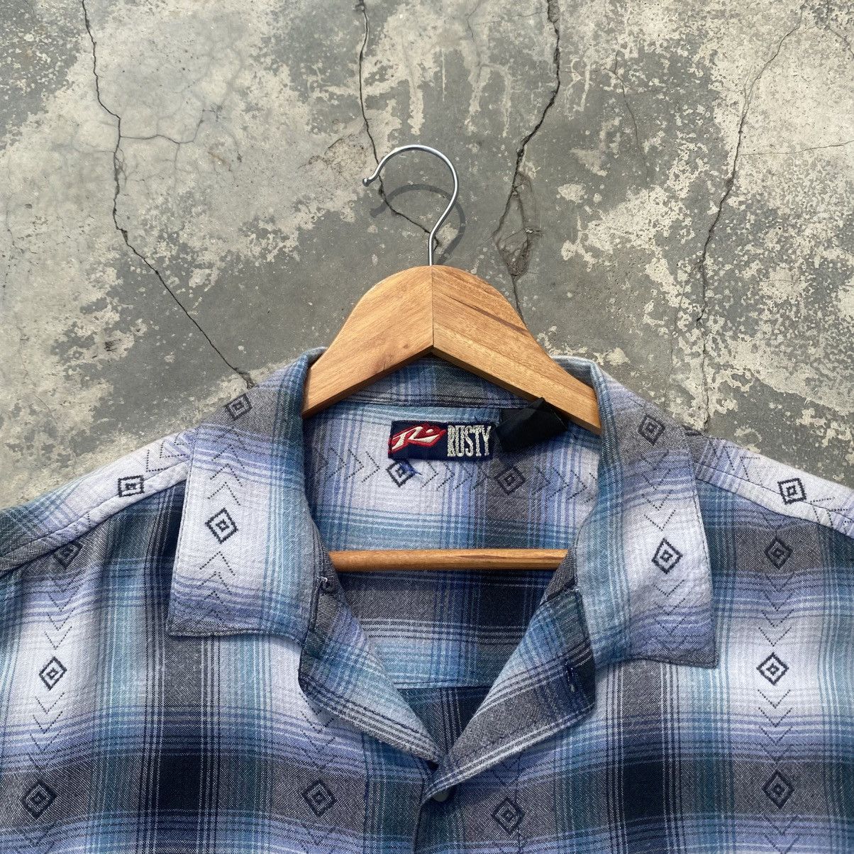Mambo 1990s RUSTY Pattern Shirt Size US XL / EU 56 / 4 - 3 Thumbnail