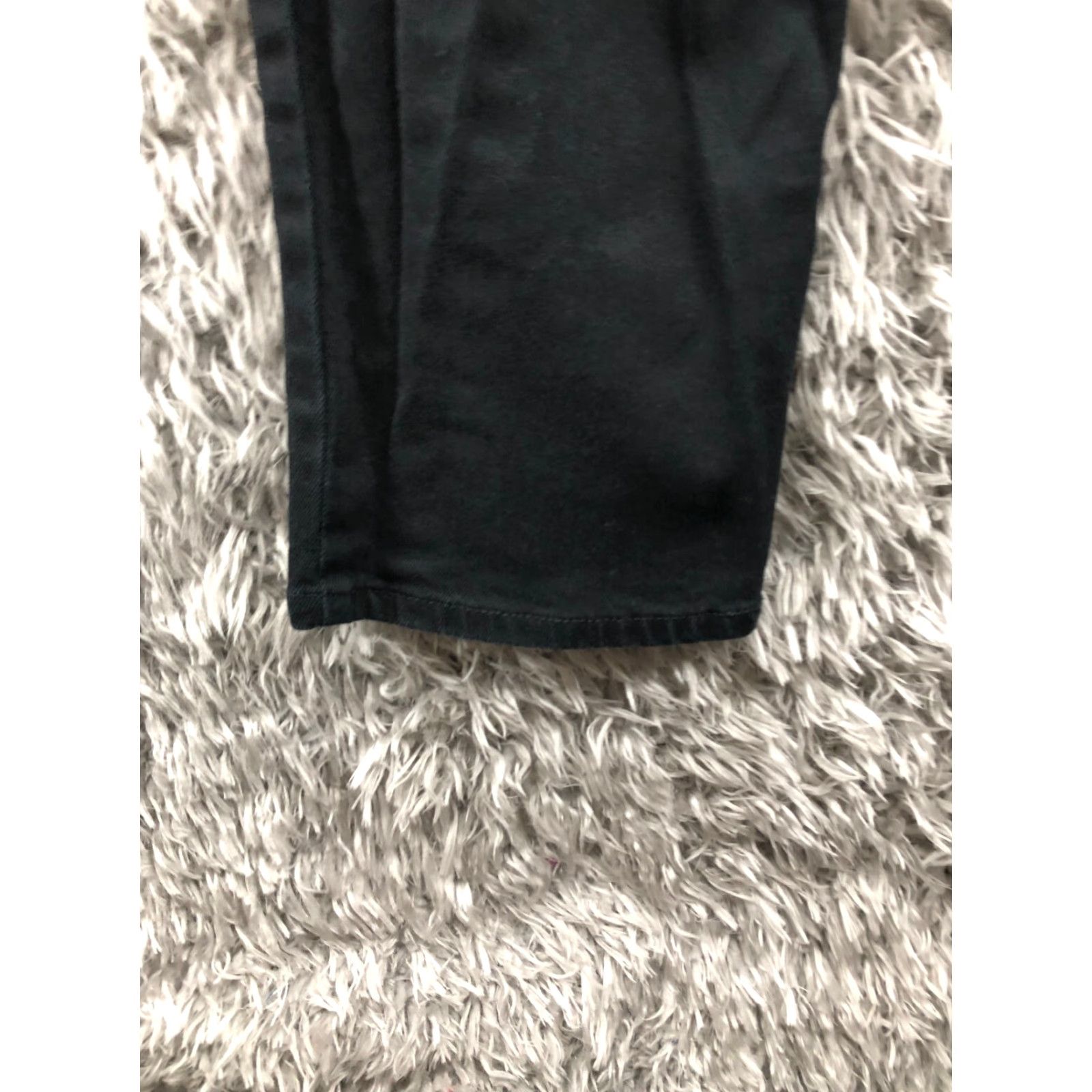 Denime NY Jeans Womens Jeans Size 8 Dark Wash Black Denim Straight Mid Rise Regular 5-Pocket Zipper Button Belt Loops 29in Inseam Size 30" / US 8 / IT 44 - 7 Thumbnail