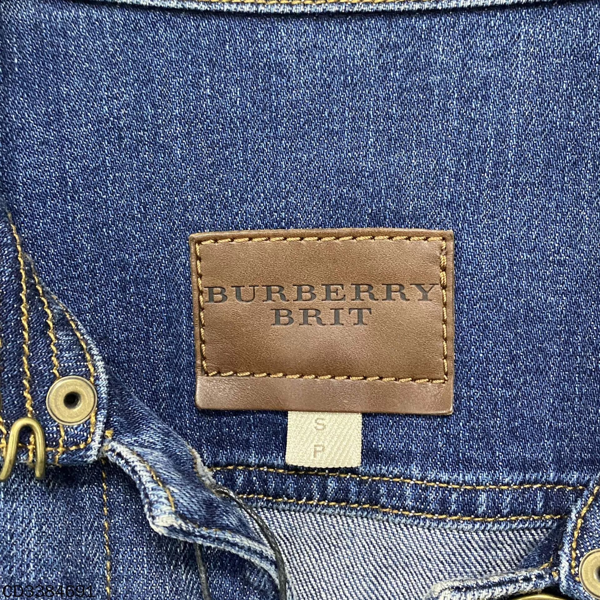 Burberry Burberry Vintage Slim Fit Denim Jacket Size S / US 4 / IT 40 - 4 Thumbnail