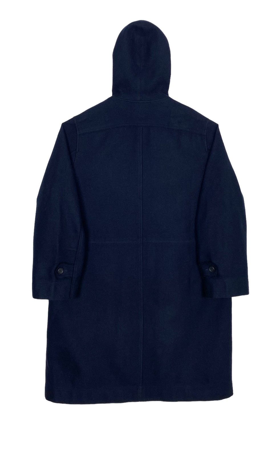Dries Van Noten Vintage Dries Van Noten Wool Military Coat Hoodie Belgium Size US L / EU 52-54 / 3 - 6 Thumbnail