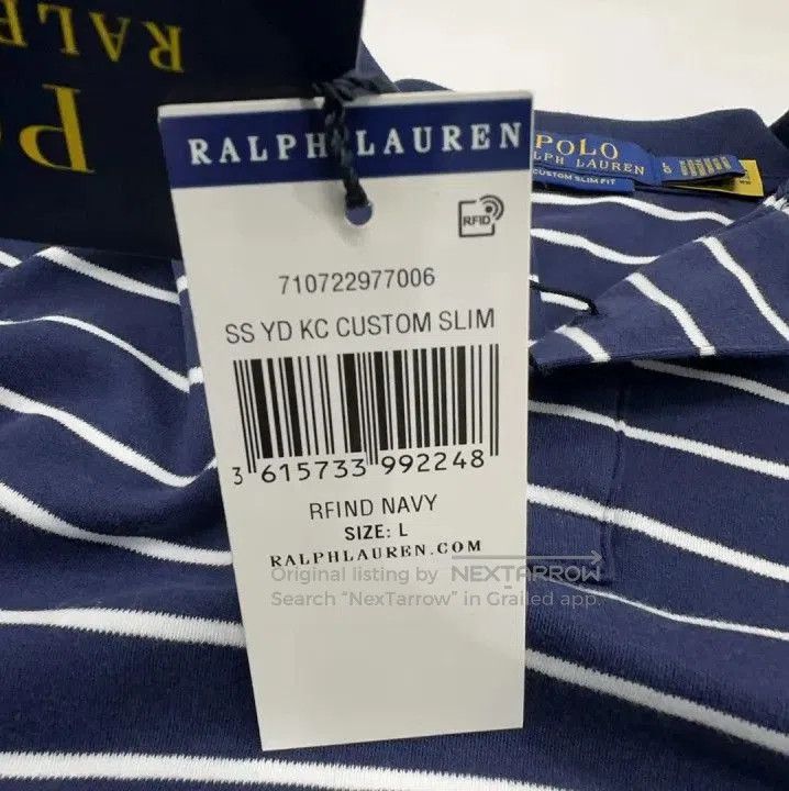 Polo Ralph Lauren Polo Ralph Lauren Striped Casual Polo Shirt. Size US L / EU 52-54 / 3 - 5 Thumbnail
