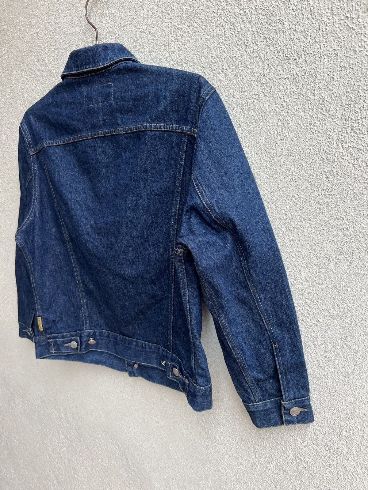 Armani AJ Armani Jeans Indigo 002 Series Denim Trucker Jacket Size US M / EU 48-50 / 2 - 18 Thumbnail