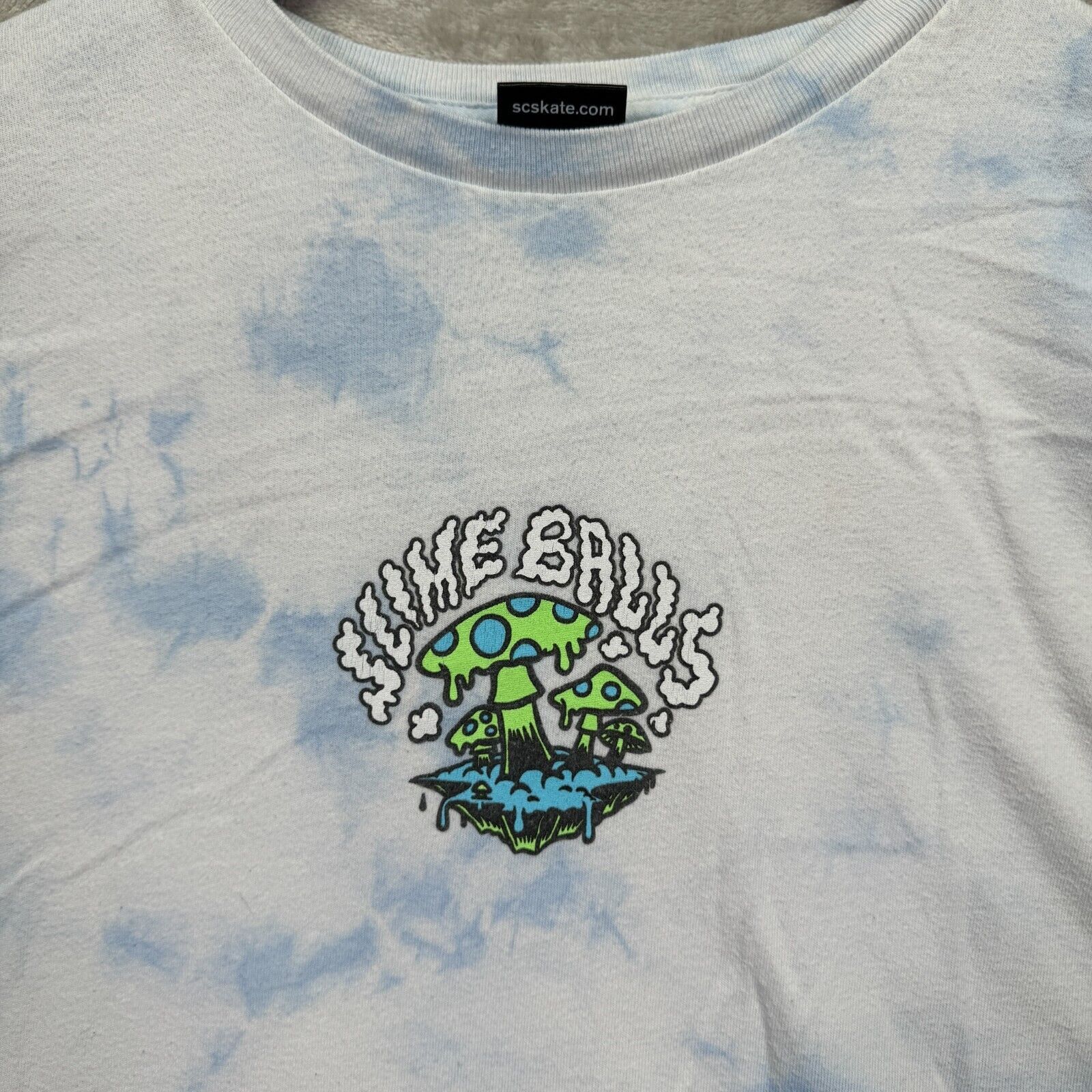 Santa Cruz Skateboards Vintage Santa Cruz Slime Balls Skateboard Tie Dye T-shirt L Size US L / EU 52-54 / 3 - 3 Thumbnail