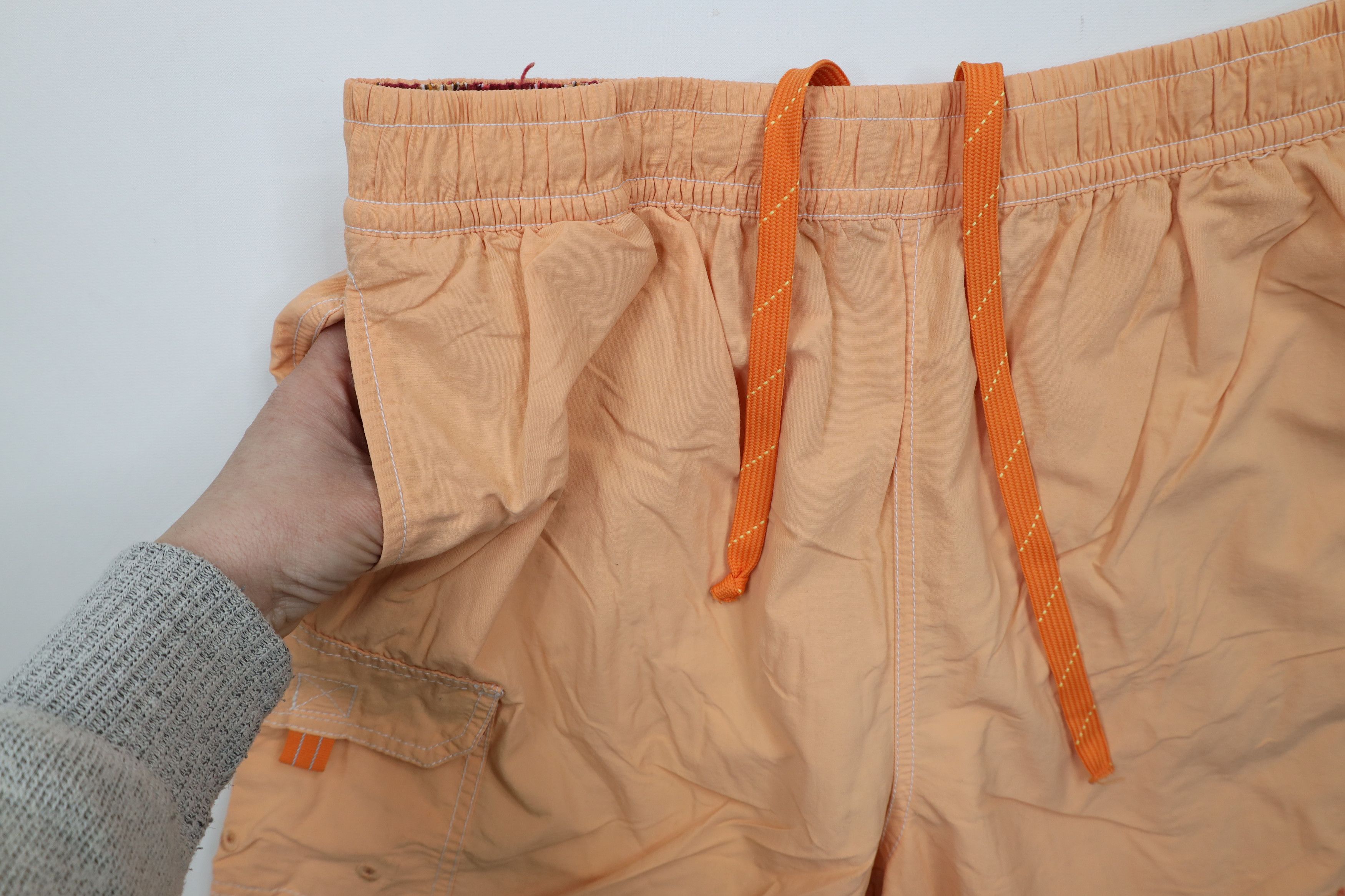 Tommy Bahama × Vintage Tommy Bahama Relax Sun Faded Lined Shorts Swim Trunks Salmon Size US 34 / EU 50 - 8 Thumbnail