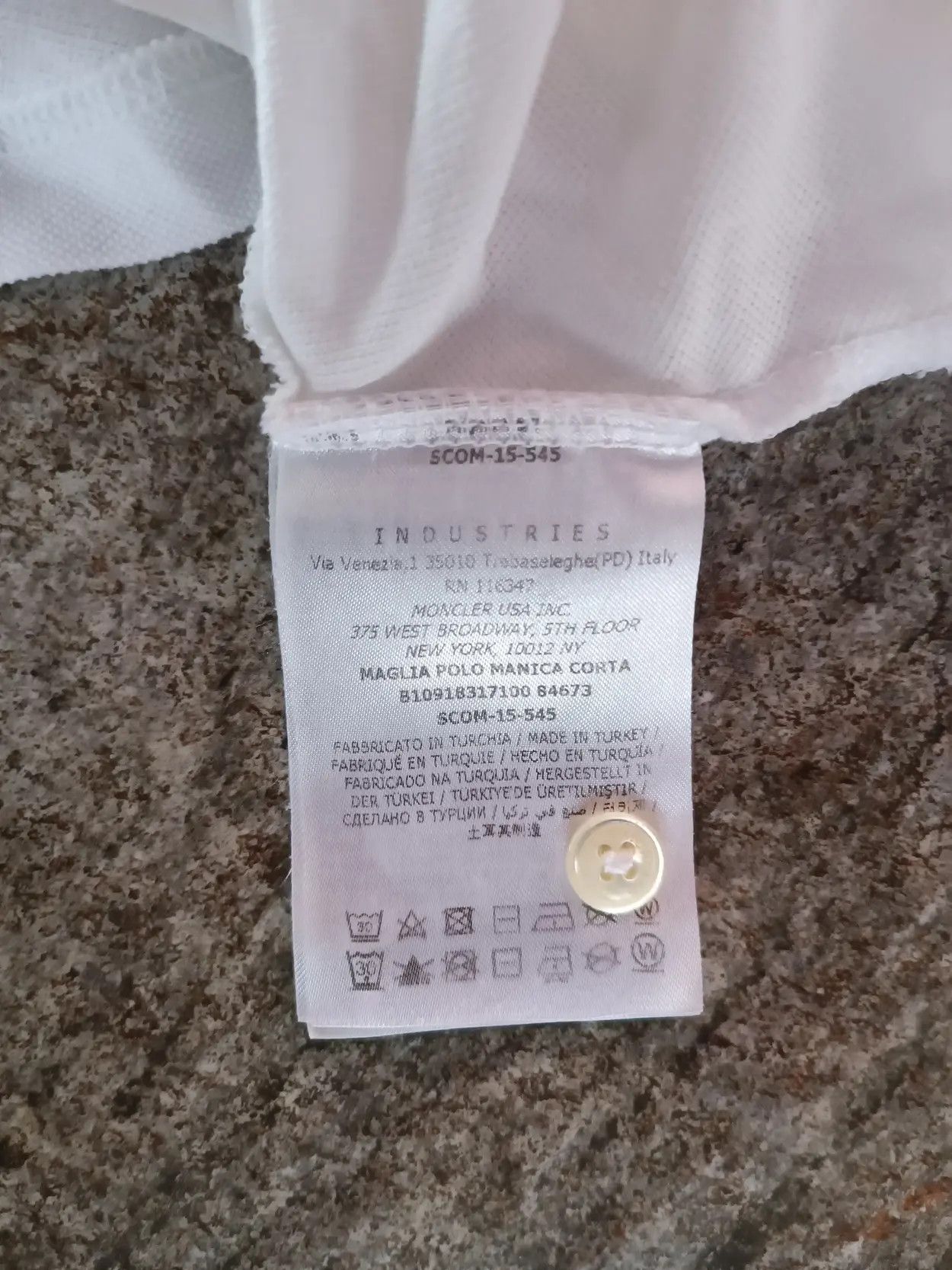 Moncler moncler polo shirt Size US L / EU 52-54 / 3 - 7 Thumbnail