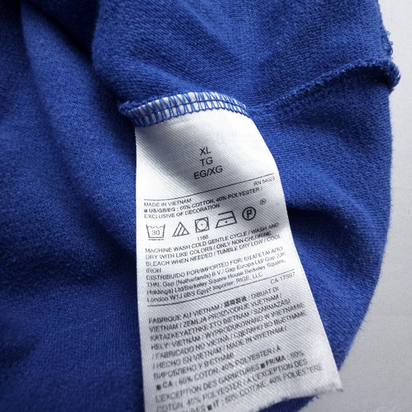 Banana Republic Banana Republic Pullover Sweater Mens XL Blue Kangaroo Pocket Mock Neck Button Shirt? Size US XL / EU 56 / 4 - 4 Thumbnail