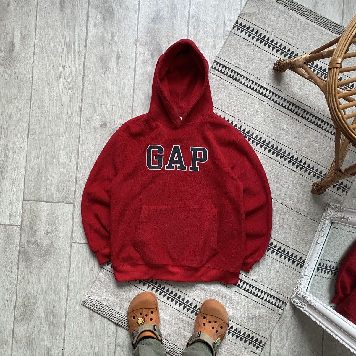 Gap Y2K Vintage 90s GAP fleece hoodie Size M / US 6-8 / IT 42-44 - 1 Thumbnail