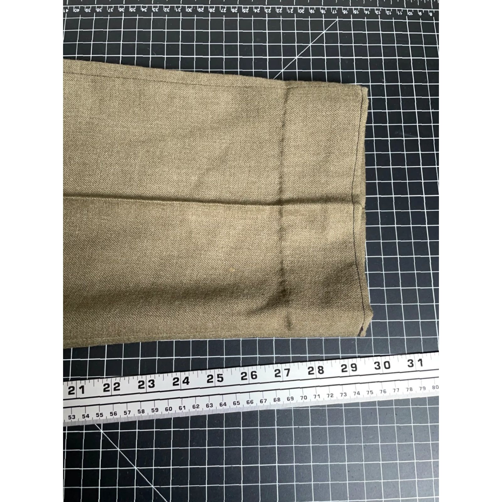 Vintage VINTAGE Men's Pants Wool Flat Front 38x29 Green High Rise Straight Leg Talon Zip Dress Pants Men Size US 38 / EU 54 - 6 Thumbnail