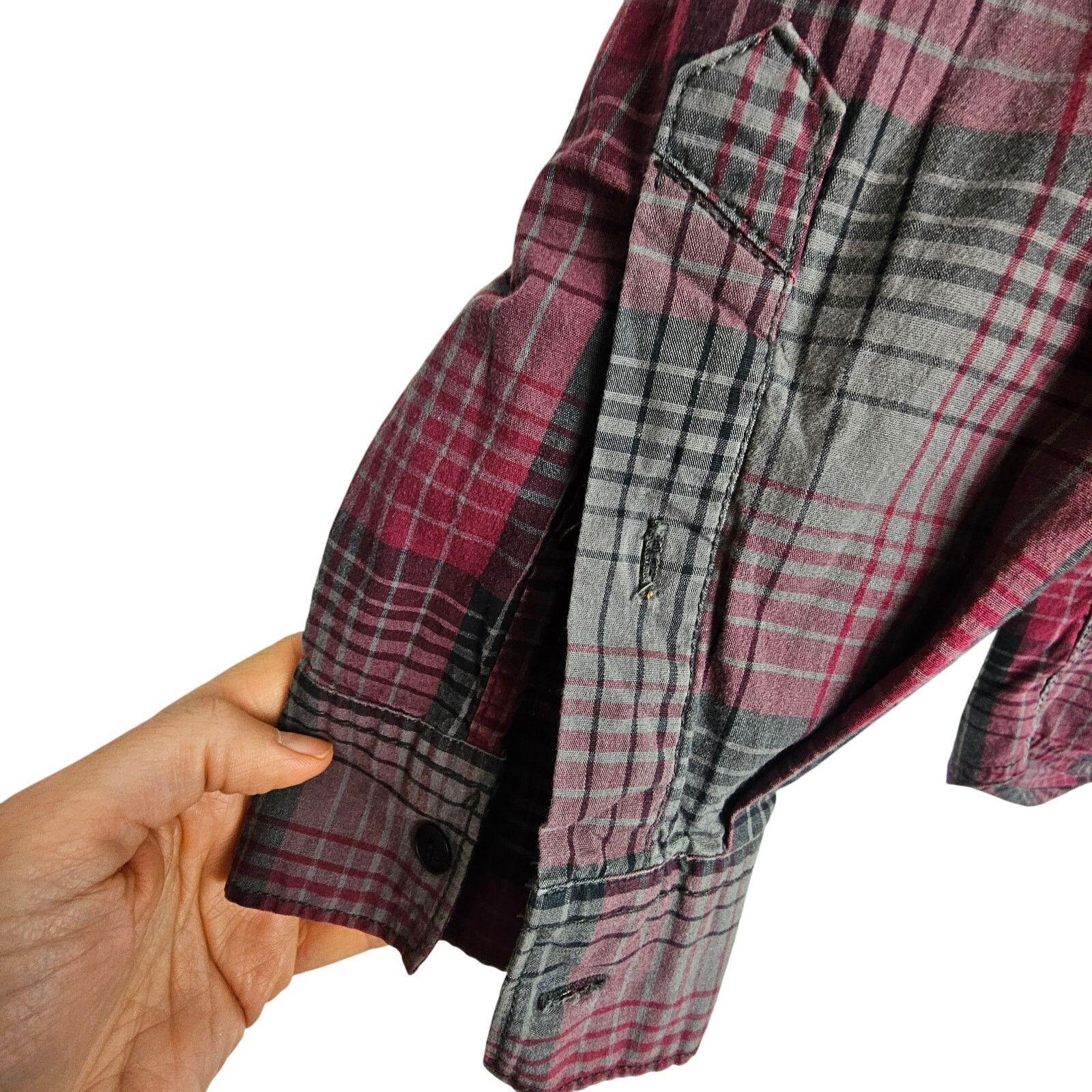 Fox Racing Fox Racing Mens Plaid Button Shirt Size L Casual Grunge Gorp Size US L / EU 52-54 / 3 - 4 Thumbnail